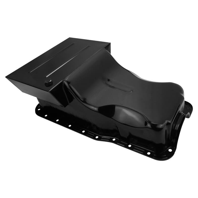 RTS Oil Pan, SB Ford 289-302W, 347 Stroker, Steel Black, 6.5 Lt, Windage Tray, Suit Early Falcon, Each