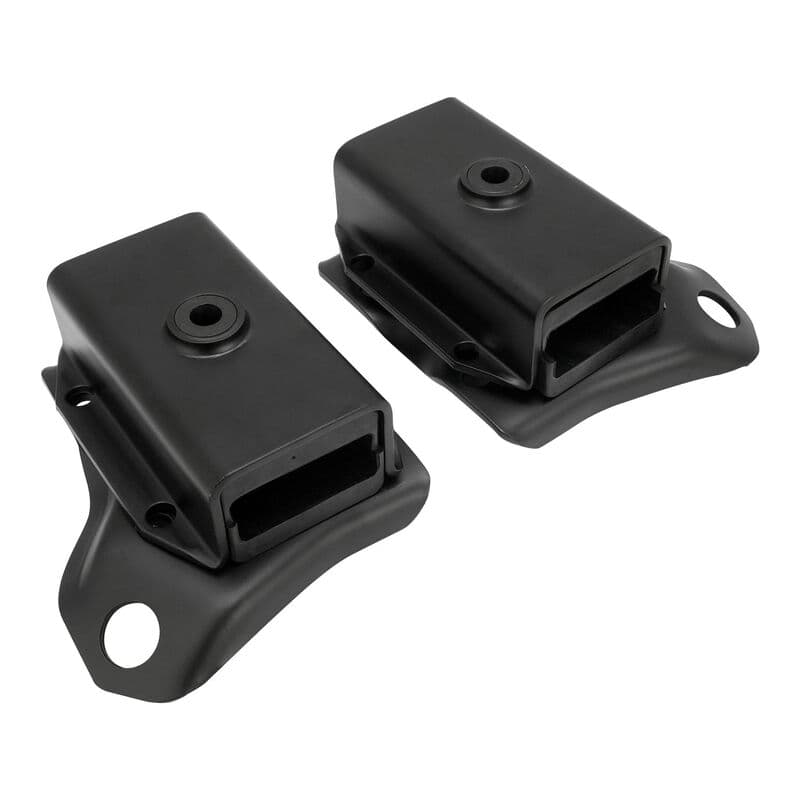 RTS OE, Rear Leaf Spring Differential and Shock Absorber Mounting Plate Kit With Rubber Insulators, as Original GT Falcon - Will Fit All Models 67-78