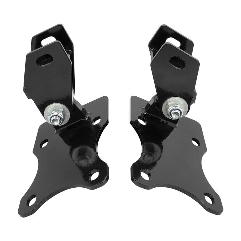 RTS Power Mount, Engine Mount, Engine Swap, GM LS Into Torana LH-LX, Black/Black Polyurethane , Set