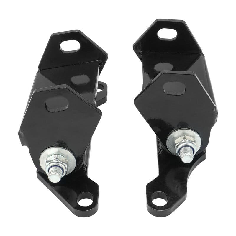 RTS Power Mount, Engine Mount, Replacement, Ford V8, Falcon XR-XF, Black/Black Polyurethane, Set