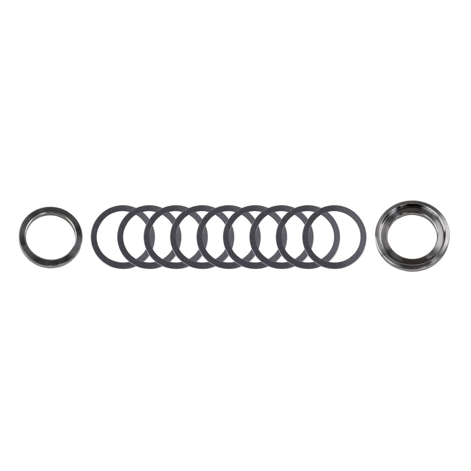 RTS Solid Adjustable Pinion Spacer Kit, For Ford, 9 in. Suits Standard 28 Spline Pinion, Assorted Shim Pack, Kit
