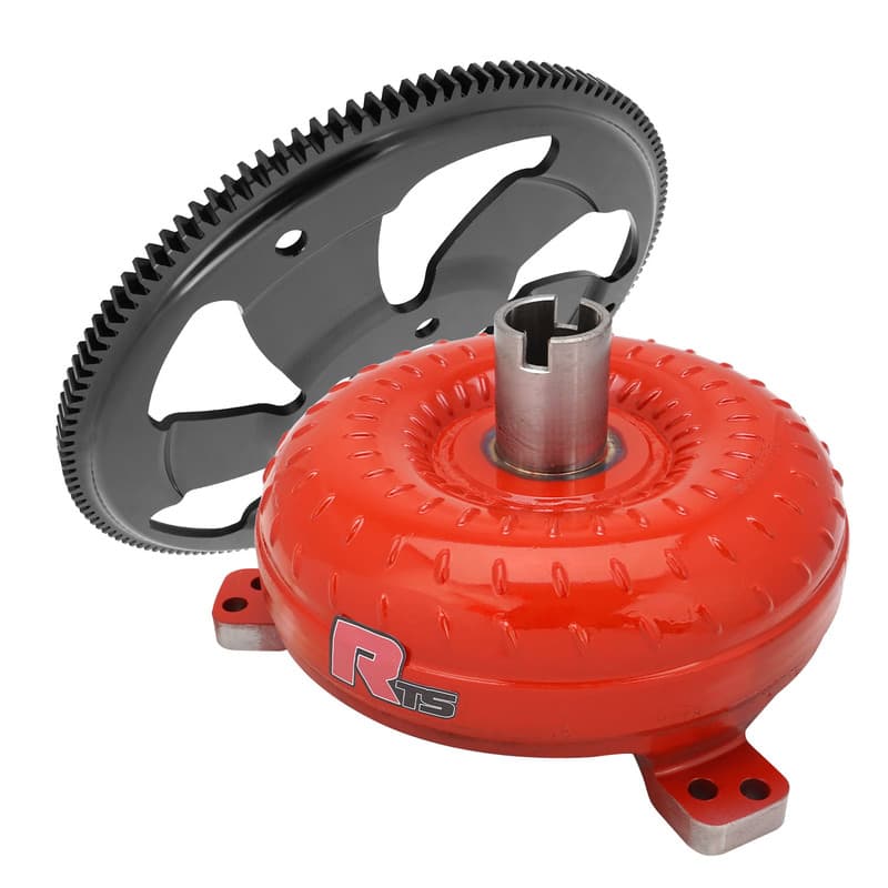RTS Bandit Billet Plus 10'' High Stall Torque Converter & Billet Flexplate Kit,TH350 & TH400, 3200-3600, 850HP, GM Chev