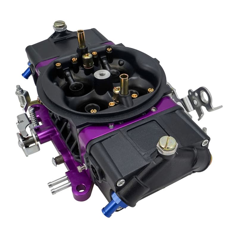 VPW Carburettor, Black Holley Style 750 cfm Billet , 4150 Square Bore, 4-Barrel, Mechanical Secondary, Each