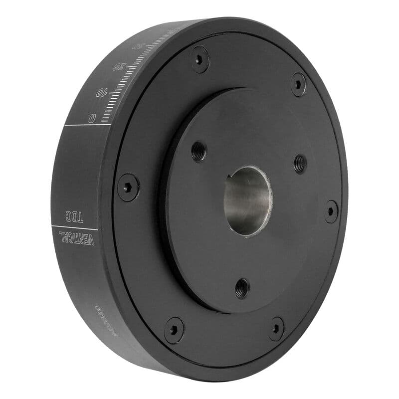 VPW SFI Harmonic Damper Balancer, Steel, SB Chev V8, Satin Black 6.75'' Diameter,  Internal Balance , Each