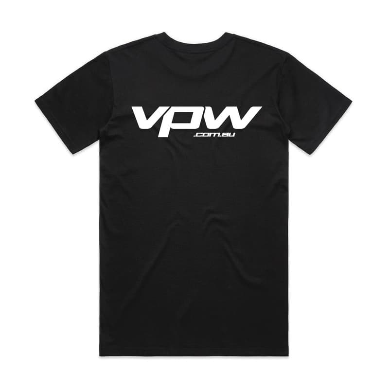 VPW Logo T-Shirt, Black, Cotton, 4XL